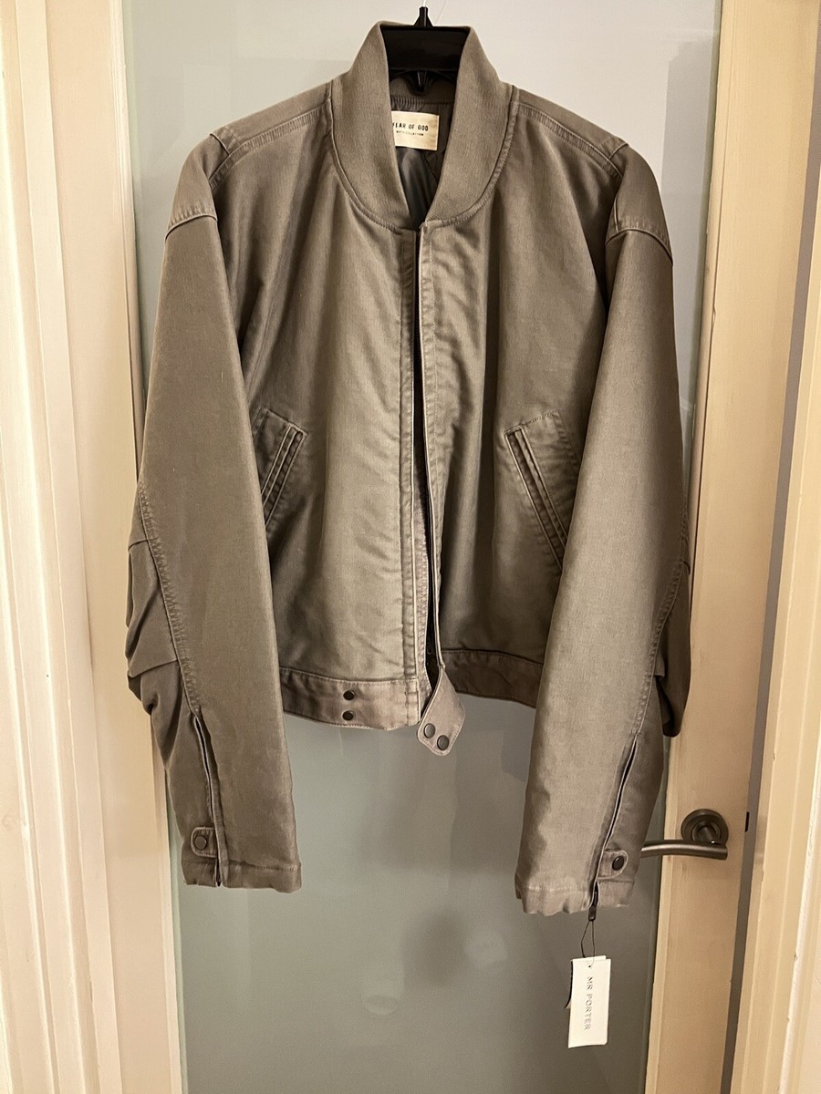Fear of God Bomber Jacket 6th Collection in Grey Size M 100