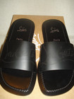 100% AUTH NEW MEN CHRISTIAN LOUBOUTIN COOLRAOUL SLIDE BLACK SANDALS EU 42/US 9 — photo 3
