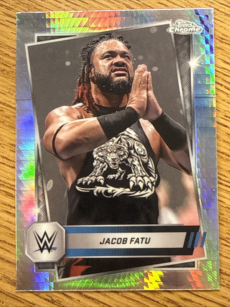 PRISM REFRACTOR 2025 Topps Chrome WWE Wrestling Base Cards You