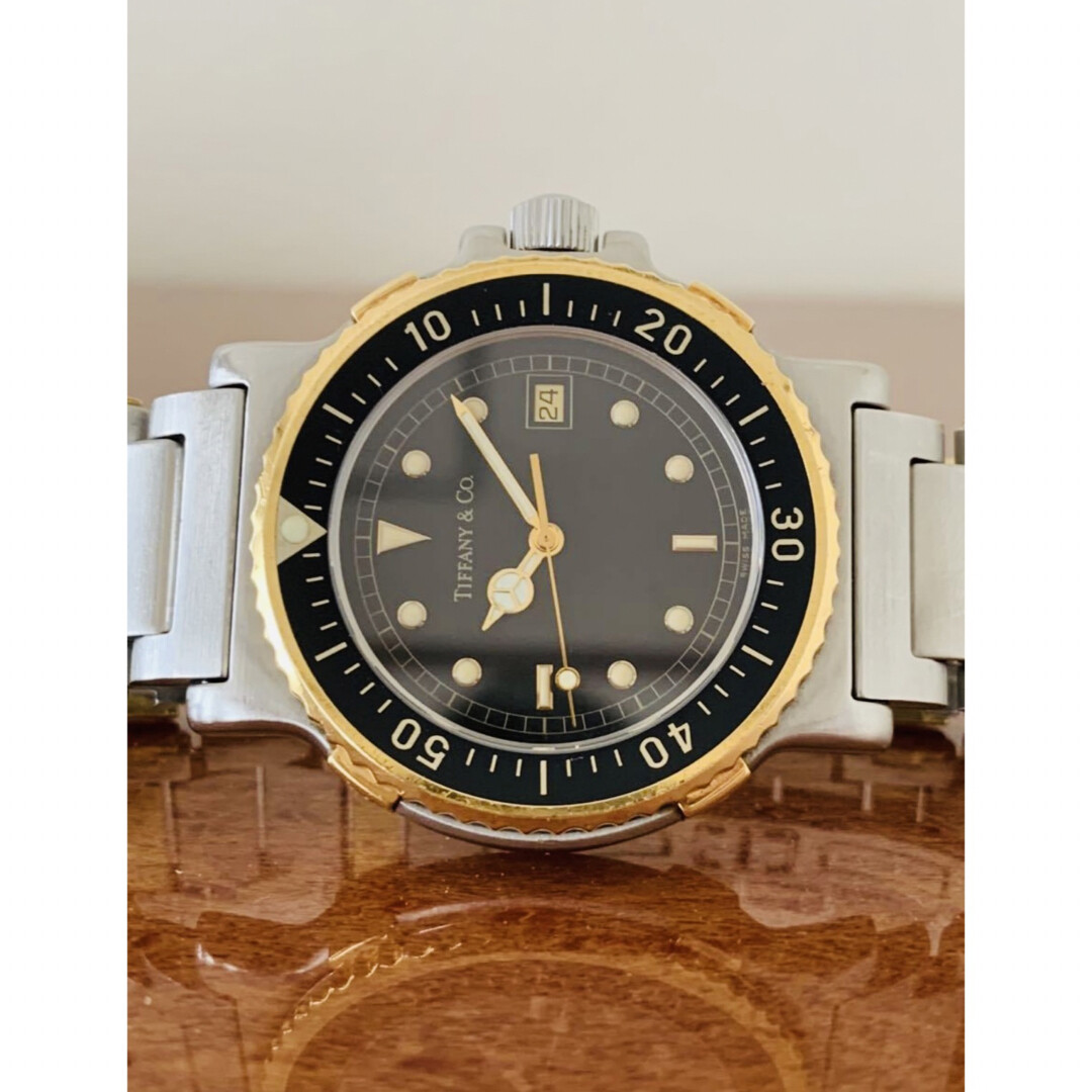 極美品！ Tiffany ティファニー ビンテージ ダイバーズ 腕時計 
