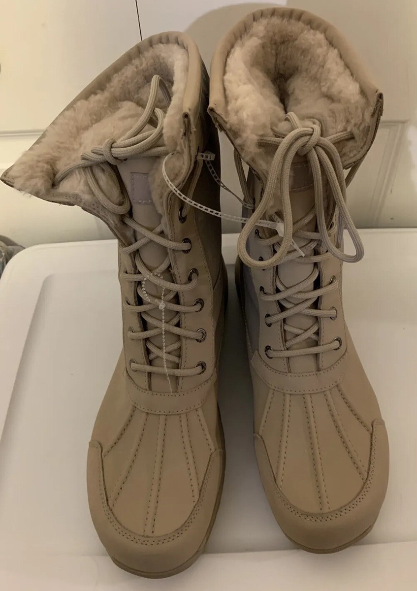 New DS MENS UGG BUTTE MONO PUTTY BOOTS 1120979 SZ 13 AUTHENTIC NWT