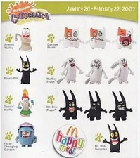 2007 NICKELODEON CATSCRATCH MCDONALDS HAPPY MEAL TOYS - U - PICK