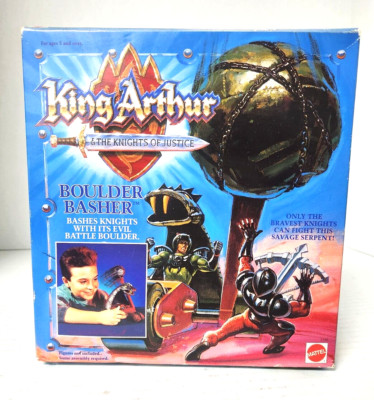 Figurine Mattel Boulder Basher - King Arthur & The Knights Of Justice - Neuve