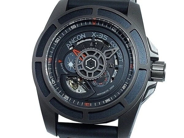 Ancon Military X 35 Concept 2 X 35C205 Black Dial 45mm Self