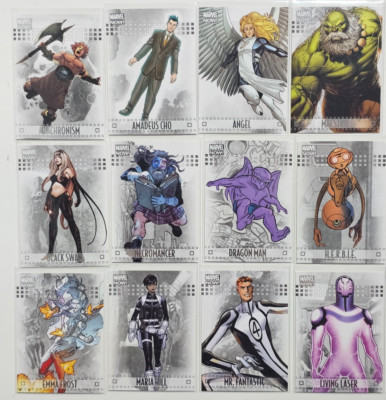 2013 Upper Deck Marvel NOW! Silver Parallel Base Cards | U Pick Finish Your Set