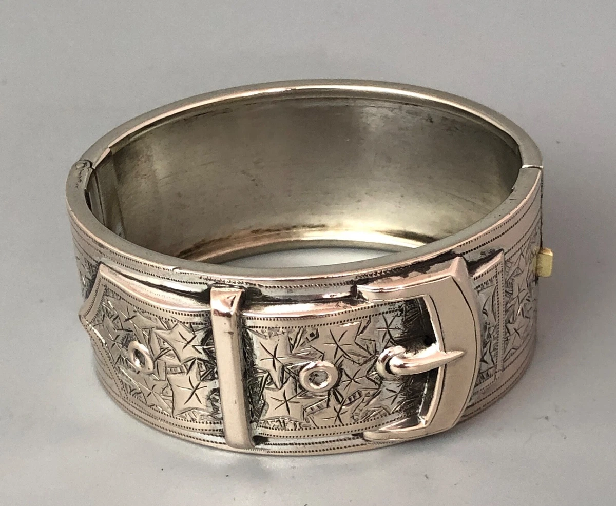 Silver buckle hotsell bracelet