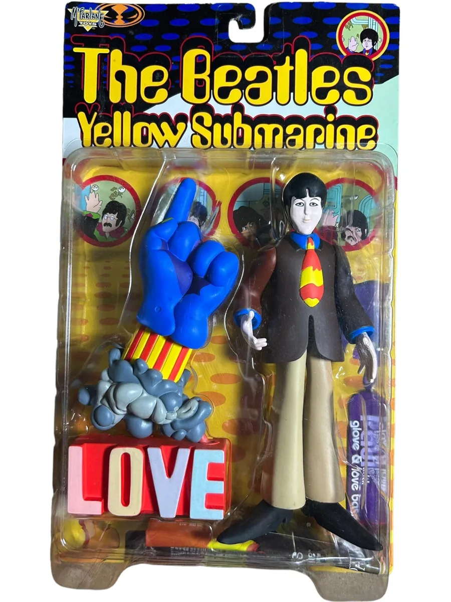 BEATLES Yellow Submarine COMPLETE SET OF 8 ACTION FIGURES 1999