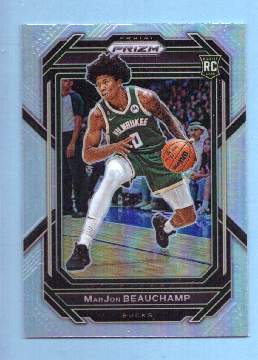 2022-23 prizm basketball Marjon Beauchamp silver (RC) #268 BUCKS