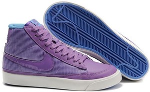 nike blazer high womens purple