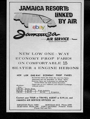 Jamaika Luft Service Orte Linked Von 15 Sitz De Havilland Reiher Ocho Rios Ad