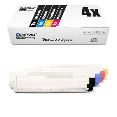 4x Toner für OKI MC 861 862 CDTN CDXN DN plus 44059253 - 44059256 Set CMYK