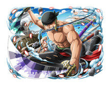 Zoro Weatherproof Anime Sticker 6" Car Decal