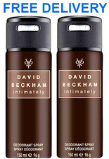 Image of David Beckham INTIMATELY Deodorant Anti Perspirant Body Spray, 2 x 150ml, 2 PACK
