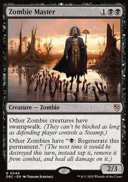 Magic/MTG Zombie Master DRC-46 Rare Englisch Neu