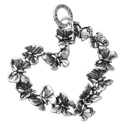 Giovanni R@spini Butterfly Heart Pendant Large 11096