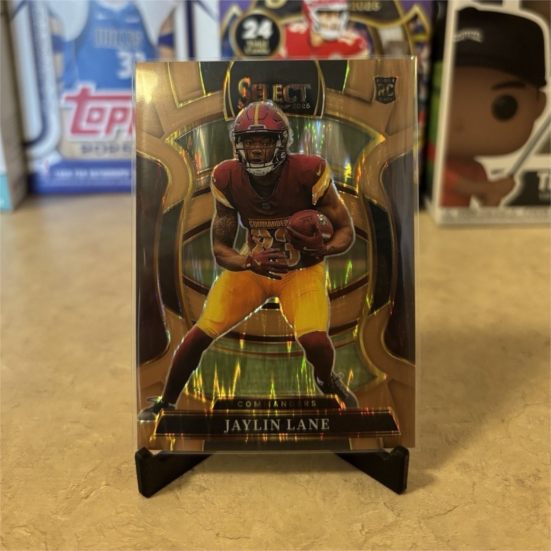 Panini 2025 Select Jaylin Lane #89 Rookie Prizm Concourse Copper /899 Commanders