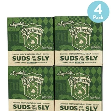 Dr. Squatch Harry Potter Slytherin Suds of the Sly Soap 5 oz 4 Pack New