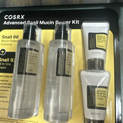 COSRX Advanced Snail Mucin Power Kit, Power Essence & All in One Cream
