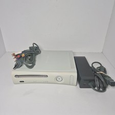 Microsoft Xbox 360 White HDMI Console w/ Powe...