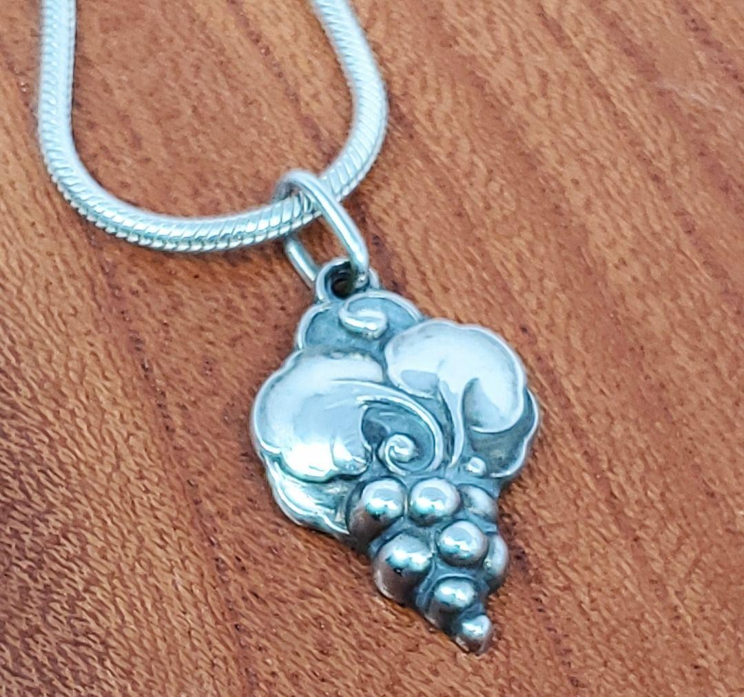Georg Jensen Moonlight Grape Necklace Silver #EC BAA - Main Image