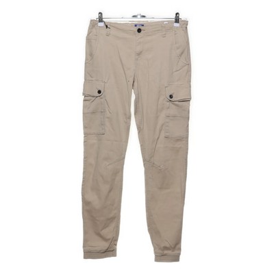 Jack & Jones, Cargohose, Größe: 170, Beige, Baumwolle/Elasthan, Einfarbig #SMR