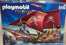 Playmobil Pirates Piratenboot/Piratenschiff Set 6681, Alter 3-4, 5-7, 8-11