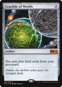 Crucible of Worlds 229/280 Core Set 2019 Mythic Rare