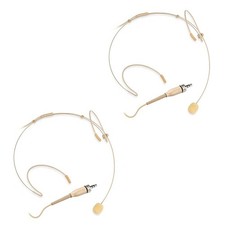 2 Pack Double Ear Headset Microphone For Sennheiser Wireless Transmitter