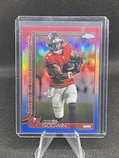 2025 Topps Chrome Chris Godwin #283 Red White & Blue Refractor - Tampa Bay Bucs