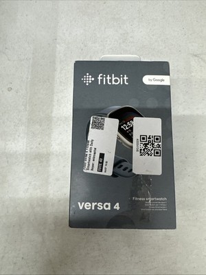 Fitbit Versa 4 - Fitness Smartwatch in Waterfall Blue - Open Box