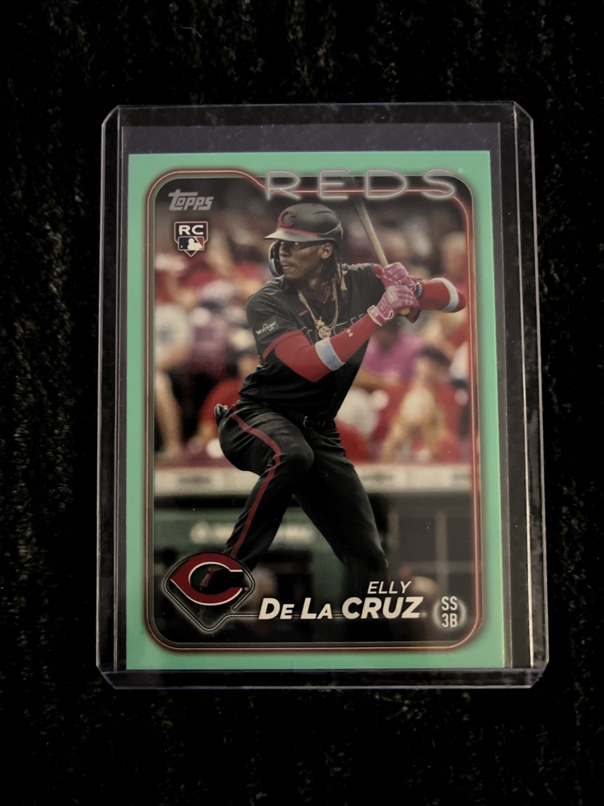 2024 Topps Series 1 - Elly De La Cruz #141 Aqua (RC)