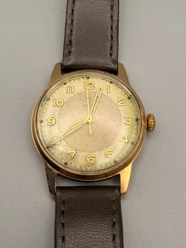 Vintage Tudor Solid 9ct Gold Watch (Rolex Case)