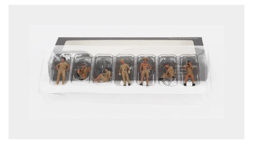 MINI-GT MGTAC17 FIGURES SET 7X MAN EQUIPE CAMEL TROPHY - 1:64 - Immagine 2 di 2