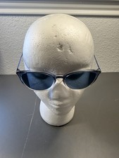 Vogue VO 5276 Cat Eye Sunglasses - Clear Gray Frame Blue Temples 53-17-140