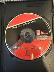 Spot Goes to Hollywood (Sega Saturn, 1996) -- Game and Manual, Tested Working