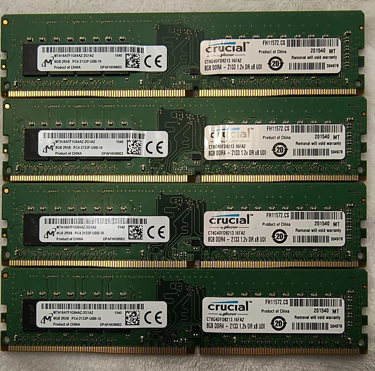 PC3-17000 (DDR3-2133) Bus Speed DDR4 SDRAM Memory (RAM) for sale
