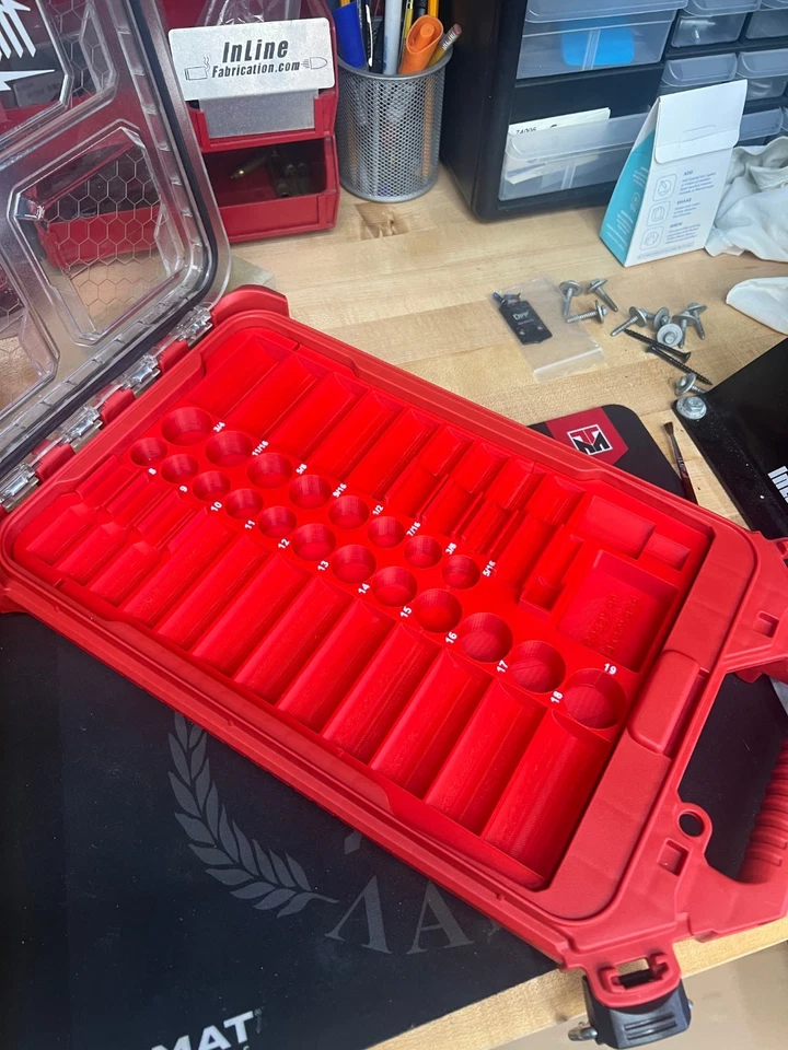 PACKOUT Low-Profile Insert for Milwaukee 43pc 3/8" Impact Sockets (49-66-7009) - Image 4 of 4