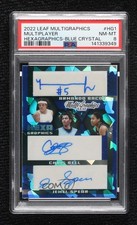 2022 Leaf MultiGraphics Blue Crystals 31/35 Armando Bacot Chris Bell Auto 0x8l
