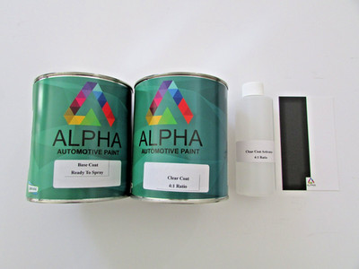Base Coat Clear Coat Set For Volkswagen Audi Color LA7W Reflex Silver Metallic