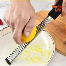 Stainless Steel Cheese & Citrus Zester – Lemon Grater Food Tool