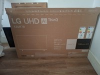 LG 43UR78 43in LED 4K HDR Smart TV with webOS, AirPlay, Apple Home