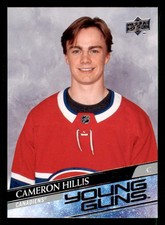 2020-21 Upper Deck #705 Cameron Hillis Young Guns RC