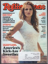 ROLLING STONE Jennifer Lawrence Fiona Apple Jimmy Iovine Obama + 4/12 2012