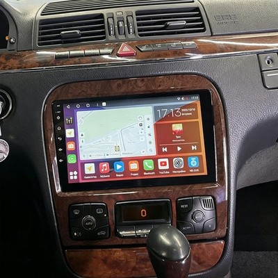 9'' Android 15 Autoradio für Mercedes Benz S-Klasse W220 WiFi SWC GPS Navi RDS BT