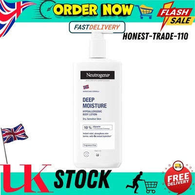 Neutrogena Norwegian Formula Deep Moisture Hypoallergenic Body Lotion (1X 400Ml)