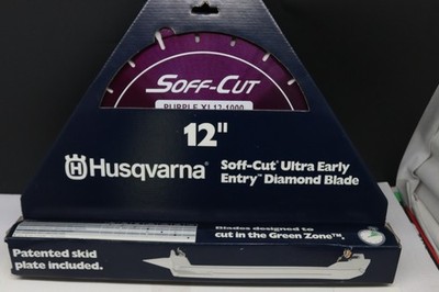 Husqvarna 542756105 XL12-1000 Excel 1000 Series Blade and Skid Plate, Purple
