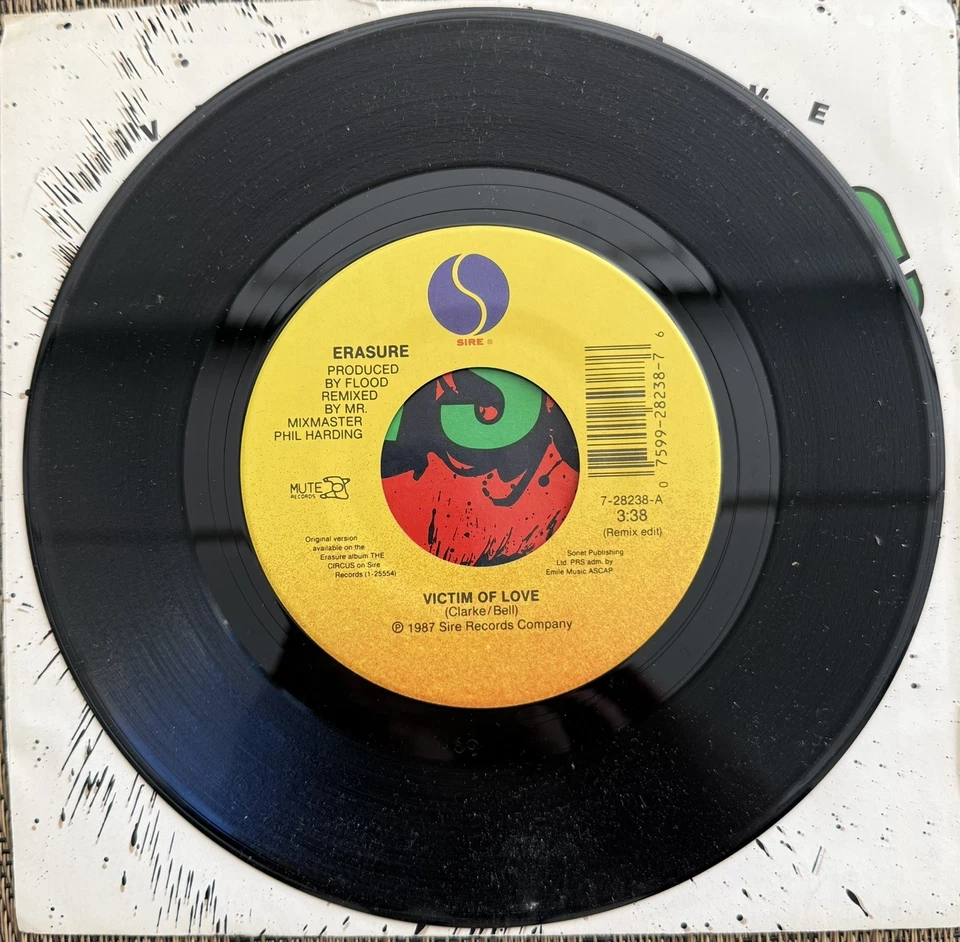 Erasure - Victim of Love / The Soldier’s Return - Sire 7-28238 - M PS Foto 3 de 4