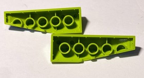 LEGO&reg; 41747pb030 and 41748pb030 Wedge 6 x 2 Water Splash Lime Green