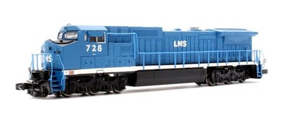 SPEKTRUM SPUR ''N'' 86076 LMS BLAU GE DASH 8-40CW #728 DIESELLOK