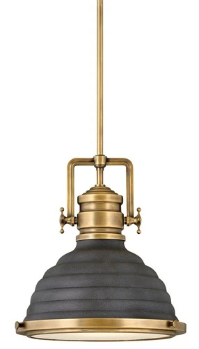 Hinkley Lighting 4697 Brass 14"W Adjustable Pendant - Picture 1 of 4